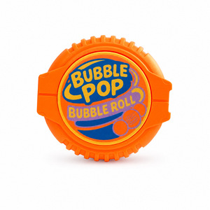 <b>Bubble</b> Pop <b>Bubble</b> Roll Fidget Toy Portable Plastic Stress Relief Toy For <b>Kids</b> And Adults Orange And Pink Colors - Product Image 3