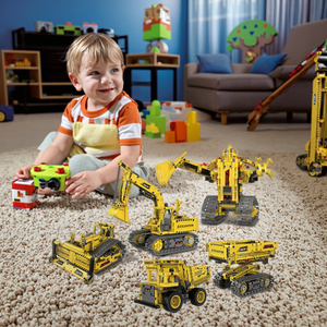 5 trong <span class=keywords><strong>1</strong></span> lập trình STEM mã hóa Kit RC kỹ thuật Robot theo dõi xe Lắp ráp khối xây dựng ứng dụng điều khiển đồ chơi giáo dục - Product Image 2