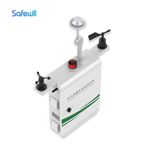 SAFEWILL ES80A-Y8 Monitor de Calidad del Aire Multifuncional en Tiempo Real para Exteriores, Pm2.5 Pm10, Estación de Monitoreo Ambiental E - Product Image 1