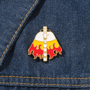 Broche stéthoscope série médicale euro-américaine, plaqué or, badge métallique électrocardiogramme émaillé, personnage de <span class=keywords><strong>film</strong></span> et de té<span class=keywords><strong>l</strong></span>évision - Product Image 2