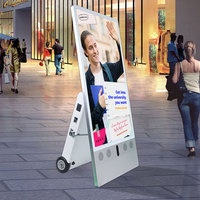 VETO 43 pouces LCD Portable kiosques publicitaires étanche batterie extérieure affiche de signalisation numérique