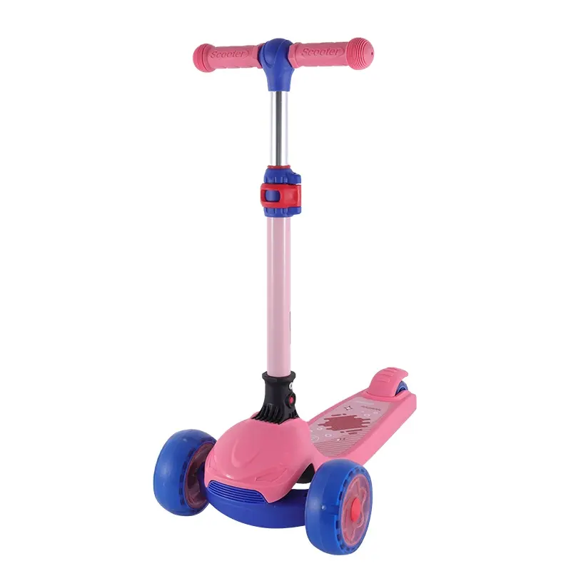 Scooter per bambini scooter da esterno con ruota lampeggiante scooter regolabile