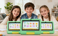 Tablette Enfant 7 Pouces en Gros, RAM 4 Go (2+2 Extensible), Disque Dur 32 Go, Batterie 3000 mAh, Android 12.0