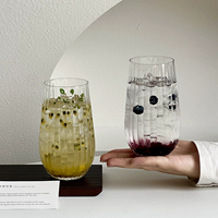 Verre à pied rayé en gros pour vin rouge, champagne, cocktail, jus – Idéal pour la maison et les restaurants, personnalisable avec logo