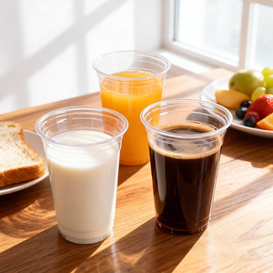 Vasos de Plástico Transparente de Grado Alimenticio de Alta Calidad para Llevar, Desechables, de 12oz, 14oz, 16oz, 18oz, 20oz, 24oz, con Logotipo Personalizado Impreso en Serigrafía - Product Image 5