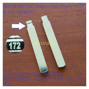 Lame de clé de voiture universelle testée à 100 % (<span class=keywords><strong>172</strong></span> #   pour GLEAGLE) - Product Image 2