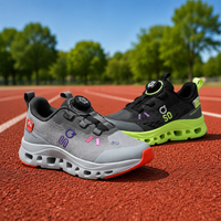 Chaussures de course pour hommes, semelle Cloud, respirantes, en maille, baskets athlétiques légères, à lacets rapides, résistantes à l'usure, chaussures de sport