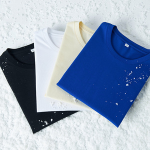 Camiseta Deportiva de Cuello Redondo para Hombre, 210 g/m², <span class=keywords><strong>DuPont</strong></span> Sorona, Corte Holgado, Secado Rápido, Resistente a las Arrugas, Transpirable, Manga Corta - Product Image 3
