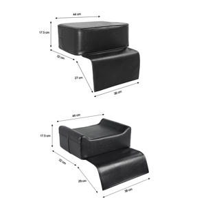 Siège rehausseur pour enfant en cuir véritable pour <span class=keywords><strong>salon</strong></span> de coiffure, coussin de coupe de cheveux pour enfant, chaise de coiffure, design moderne, beauté - Product Image 6