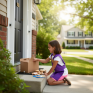 Camiseta de seguridad Cookie Dealer para amantes de las galletas Scout Cookie Girl Baker - Product Image 3