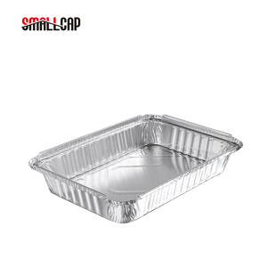 Bandejas de papel de aluminio con tapa, bandeja de aluminio resistente, 1,5 LB, 22x15x3cm, 750ml, C20, China, América, REC22163I - Product Image 2