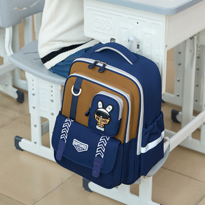 Nueva mochila escolar ligera para niños, bolso de hombro para estudiantes de secundaria primaria de gran capacidad, carga de protección de columna vertebral de grado 3-6 - Product Image 2