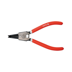 Alicates para anillos de retención Yato de 7 pulgadas, externos, para ejes, grado industrial, acero al cromo vanadio, mango naranja YT2136 - Product Image 3