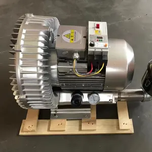 7.5kw 10hp Eentraps Elektrische Ringblazer Zijkanaal Turbo Blower Hogedruk Luchtblazers Met Motorbeschermer