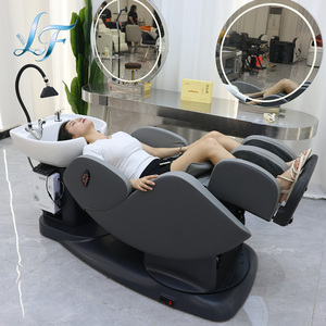 Modern Kuaför Salonu Ekipmanları Saç Yıkama Masajlı Baş Spa Şampuan Lavabosu ve Koltuğu - Product Image 4