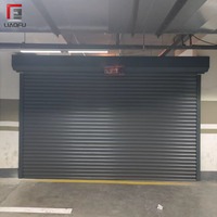 Porte à enroulement moderne en aluminium 2026 pour extérieur, villa, garage, isolée en mousse PU, résistante au vent et au bruit, personnalisable