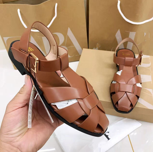 <span class=keywords><strong>Sandali</strong></span> romani da donna a fondo piatto in tessuto a 5 colori stile coreano nuovi cinturini regolabili in stile estivo sul retro adatti alle donne. - Product Image 4