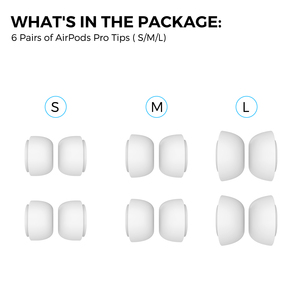 Embouts d'oreille en silicone AHASTYLE pour <span class=keywords><strong>AirPods</strong></span> <span class=keywords><strong>Pro</strong></span>, conception intra-auriculaire, MEILLEURE RÉDUCTION DU BRUIT - Product Image 5