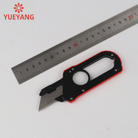 YUEYANG personnalisé Sk5 acier EDC coupe-lame rétractable bricolage couteau à papier utilitaire OEM pour une utilisation de bureau cadeau de Promotion à faible quantité minimale de commande