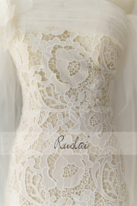 Ruolai QW01651 <span class=keywords><strong>droite</strong></span> à travers le décolleté à lacets dos Tulle Watteau Train hors épaule chapelle Train <span class=keywords><strong>dentelle</strong></span> <span class=keywords><strong>robe</strong></span> <span class=keywords><strong>de</strong></span> <span class=keywords><strong>mariée</strong></span> <span class=keywords><strong>de</strong></span> <span class=keywords><strong>mariée</strong></span> - Product Image 6