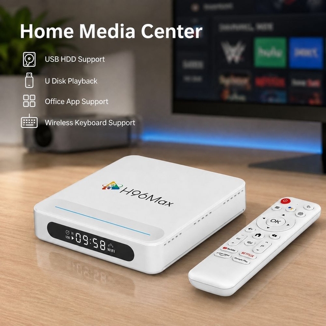 Factory Direct OEM ODM 4K Android TV Box WiFi 6 2GB 16GB H96 Max Quad Core Smart Set Top Box for Bulk Wholesale
