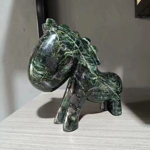 중국 공장 도매 실내 또는 동물 가게용 흰색 대리석 고양이 조각상 - Product Image 1