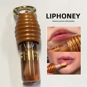 Huile à lèvres hydratante et nourrissante Best-Seller Brésil <span class=keywords><strong>France</strong></span> en format liquide avec porte-clés et pochette, certifiée Halal - Product Image 4