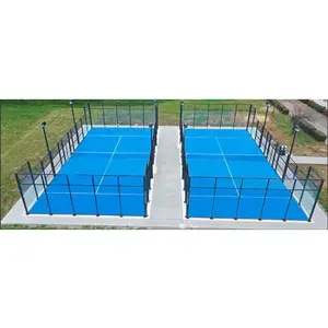 Manufacturer and Wholesaler Hot Sale Popular New Design Panoramic Padel Tennis Court For Sale