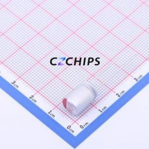 ตัวเก็บประจุแบบแข็ง PCR1VPF101MB12LL35WP ชนิด Through Hole (THT), ขนาด D8xL12 มม. 100uF 20% 35V โพลีเมอร์ - Product Image 1