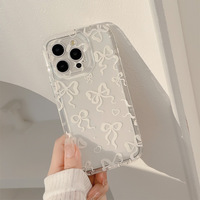 Coque de téléphone portable anti-chute à arc blanc explosif pour iPhone 16 Pro Max Matériau PC personnalisable antichoc et emballé
