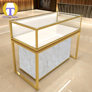 Đồ trang sức sang trọng cửa hàng thiết kế truy cập bán hàng bảng cửa hàng hiển thị trường hợp với Có 3 màu LED ánh sáng - Product Image 5