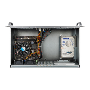 औद्योगिक 3u सर्वर रैक चेसिस स्टॉक 3.5/2.5 "hdd 5 pci पोर्ट में एएक्स <span class=keywords><strong>psu</strong></span> और itx के लिए लघु लंबाई के कंप्यूटर मामले के साथ औद्योगिक 3u सर्वर रैक चेसिस - Product Image 5