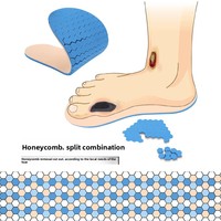 Semelles intérieures confortables en gel de silicone pour le sport, absorption des chocs, soin des pieds, inserts pour chaussures