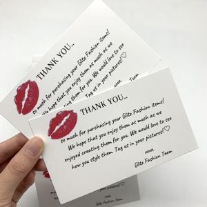 Wholesale Custom Design Printing High-grade Paper Business <b>Cards</b>, Printing Low-cost <b>Thank</b> <b>You</b> <b>Cards</b> - Product Image 1