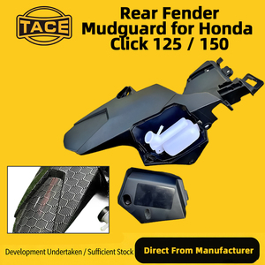 Protector de Salpicaduras Trasero para Honda Click 125i 150, Disponible en Patrón de Fibra de Carbono - Product Image 6
