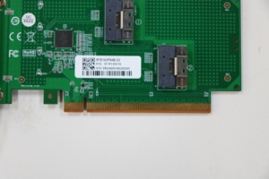PCIe4.0 X16 To Dual SlimSAS SFF8654 Adapter Card SQ8654 G1 NVMe <b>SSD</b> Expansion Card For Server Workstation Storage - Product Image 5