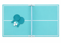 Table de ping-pong flottante pliable, imperméable, pour piscine, jeu de ping-pong pour intérieur et extérieur, utilisation en piscine