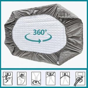 <span class=keywords><strong>Funda</strong></span> de cama <span class=keywords><strong>impermeable</strong></span> de microfibra suave, fundas de colchón acolchadas y protectores para el hogar y el hotel - Product Image 6