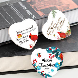 เครื่องประดับแขวนตกแต่งต้นคริสต์มาส Tian Tian Hong รุ่น GJ-01 ลายเซรามิกธีมวันหยุด ตกแต่งลวดลายเทศกาล สามารถสลักชื่อได้ - Product Image 2