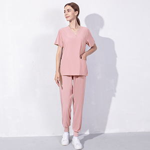 42016LW en Stock Traje de verano barato Mujeres Sexy Traje completo Usado Segunda mano Enfermeras Scrubs Uniforme Pacas - Product Image 1