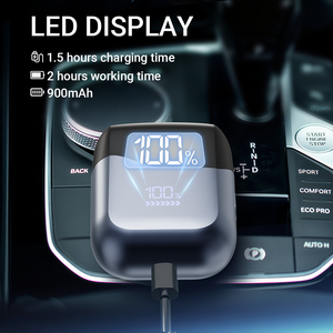 <span class=keywords><strong>Tondeuse</strong></span> à barbe <span class=keywords><strong>électrique</strong></span> mini portable, étanche, lavable, avec écran LED, lame en céramique, moteur 6500 tr/min, rechargeable par USB - Product Image 3
