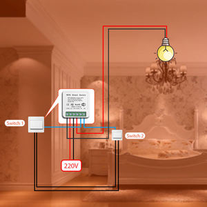 {Manufacturer}Tuya Wifi Smart Home Automation 16A Interrupteur Disjoncteur Télécommande Contrôle Vocal Alexa - Product Image 5