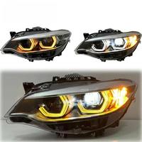 Ensemble de phares LED DRL tricolores de style Ikon, pièces de rechange plug and play pour BMW Série 2 F22 2014-2020