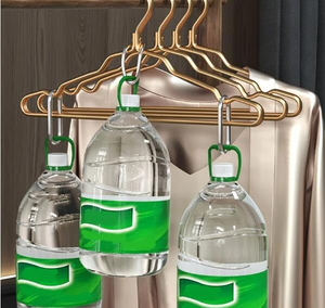 Closet Organization Waterproof Aluminium Coat <b>Hanger</b> Seamless Anti Slip Rust Proof Clothes <b>Hangers</b> with Groove - Product Image 6