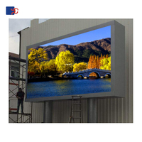 Panneau d'affichage mobile LED extérieur P10 P8 P6 P5 P4 P3, mur vidéo, taille personnalisée, luminosité 6000 CD, 16:9, CE ROHS FCC