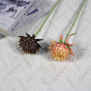 Fleur artificielle Artémisia haut de gamme en soie, style européen rétro, pour arrangements floraux, mariage, salle, maison, extérieur, hôtel - Product Image 3