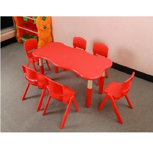 Bàn Học Sinh Cho Phần Chuẩn Bị Và Ghế Nhựa Lớp Mẫu Giáo Đồ Nội Thất Bàn Chất Lượng Cao - Product Image 3