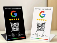 Soporte Profesional NFC para Reseñas de Google con Código QR y Chip NTAG213 para el Crecimiento de la Opinión de Clientes y el Marketing en Redes Sociales