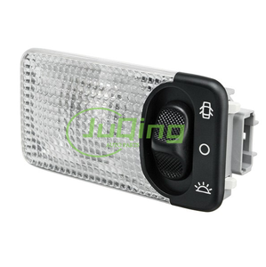 Plafonnier intérieur de voiture, plafonnier rond, lampe de lecture, adapté à Citroën C1 C2 C3 Peugeot 206 <span class=keywords><strong>CC</strong></span> 207 6362AC 6362P3 6362K9 - Product Image 3