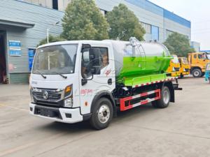 Dongfeng D6 Vacuum Tank Truck 5m³ with Italy Jurop Vacuum Pump, Powerful Suction for Sewage and Fecal, Factory Competitive Price - Product Image 4